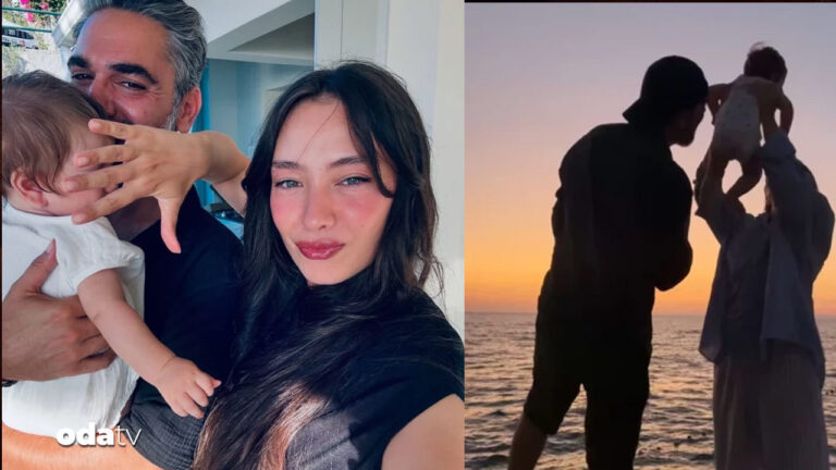 kadir dogulu ve neslihan atagulden 5 aylik bebekleriyle poz bi6gD5Bt